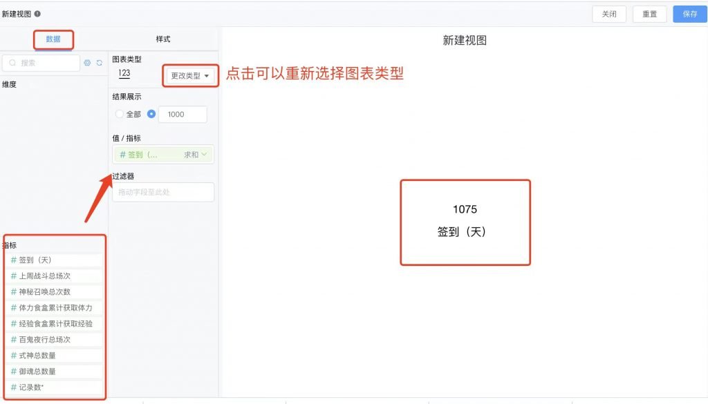 仪表板展示｜使用DataEase开源工具制作游戏数据仪表板