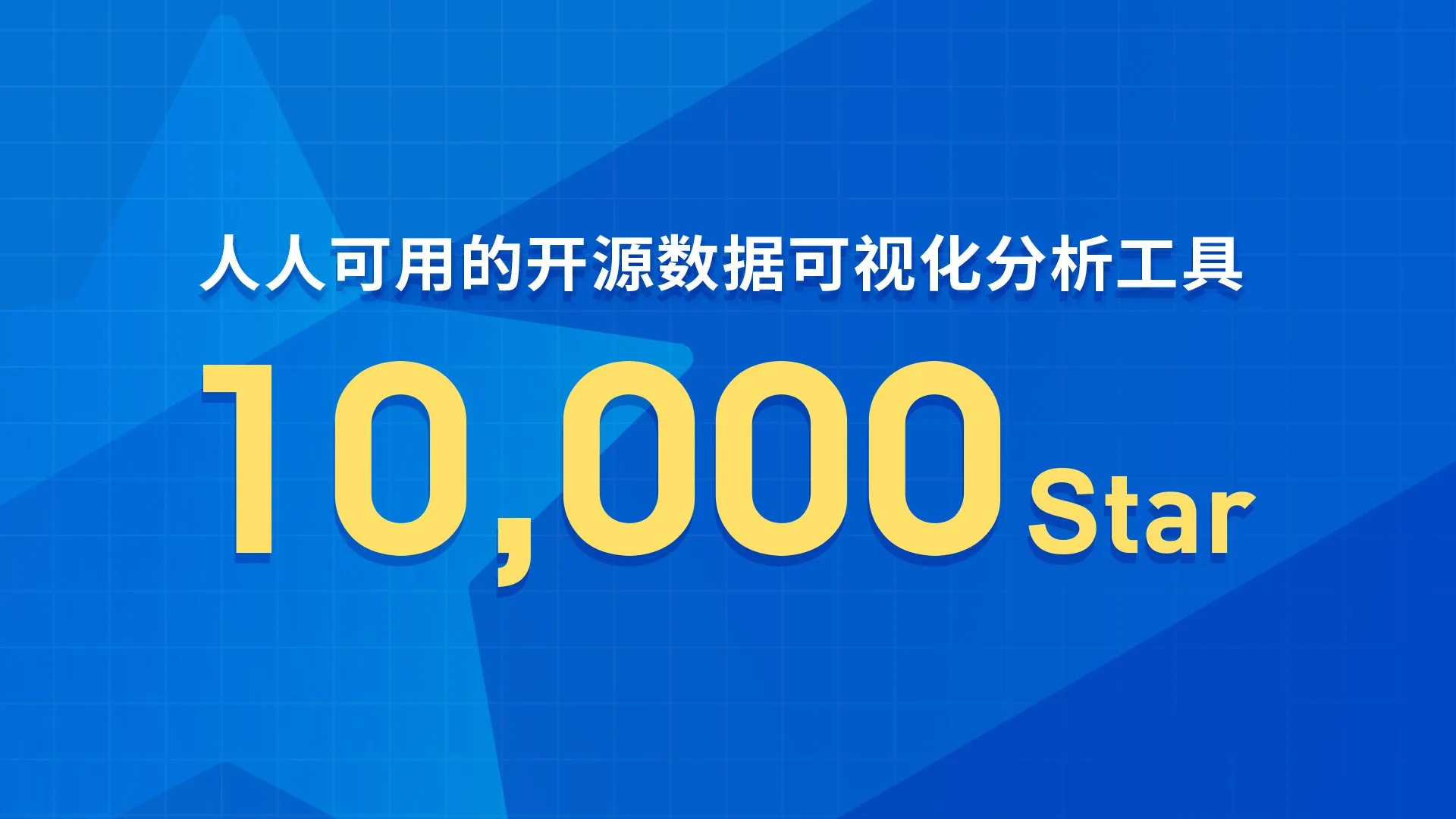 DataEase开源项目GitHub Star数突破10000！